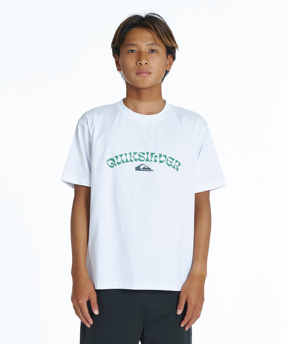 QUIKSILVER キッズ URBAN LOGO SS YOUTH サーフTシャツ 【2026年夏モデル】 WHT / 160