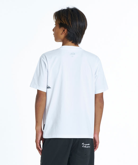 QUIKSILVER キッズ URBAN LOGO SS YOUTH サーフTシャツ 【2026年夏モデル】 WHT / 160