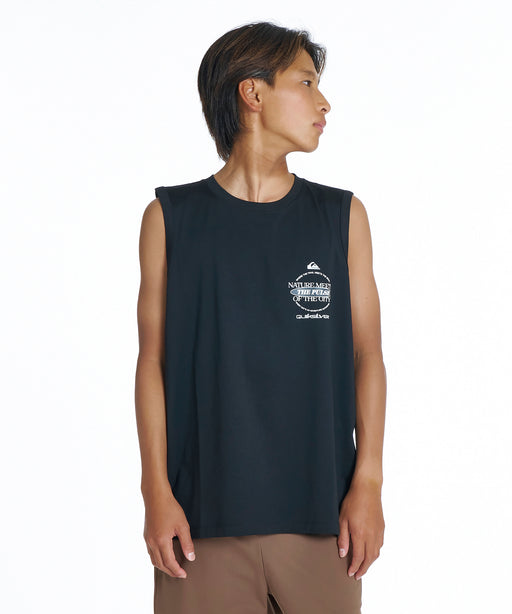 QUIKSILVER キッズ QS MEETS SLY YOUTH サーフタンクトップ 【2026年夏モデル】 BLK / 160