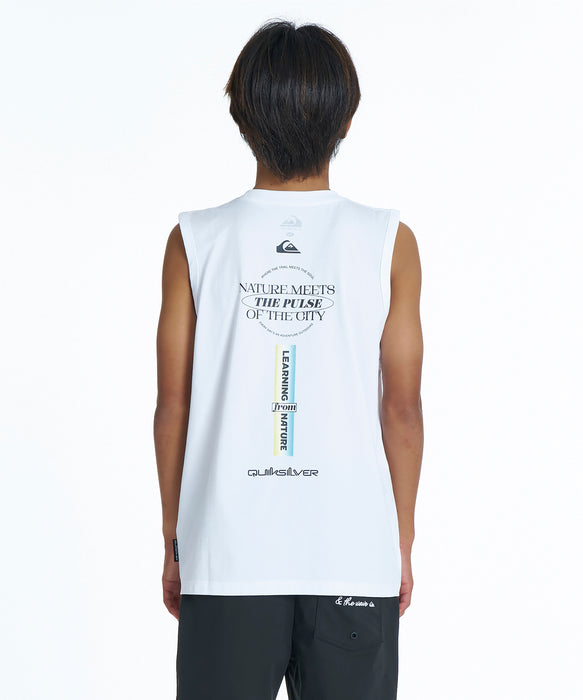 QUIKSILVER キッズ QS MEETS SLY YOUTH サーフタンクトップ 【2026年夏モデル】 WHT / 160