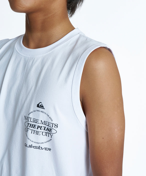QUIKSILVER キッズ QS MEETS SLY YOUTH サーフタンクトップ 【2026年夏モデル】 WHT / 160