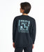 QUIKSILVER キッズ SALT WATER PALM RISE SWEAT CREW YOUTH トレーナー 【2026年秋冬モデル】 BLK / 160