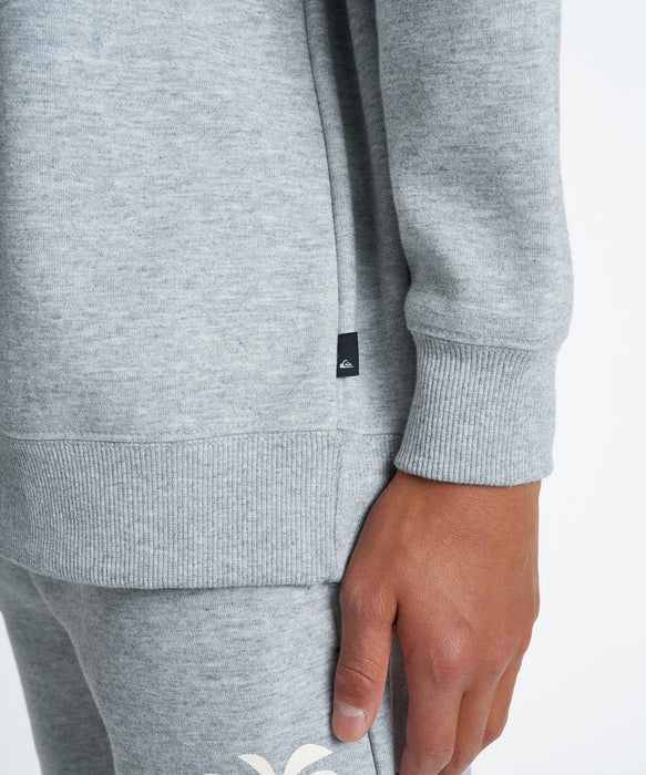QUIKSILVER キッズ SALT WATER PALM RISE SWEAT CREW YOUTH トレーナー 【2026年秋冬モデル】 HTR / 160
