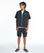 QUIKSILVER キッズ SIGN OPEN SHIRT YOUTH 半袖シャツ 【2026年夏モデル】 BLK / 160