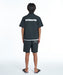 QUIKSILVER キッズ SIGN OPEN SHIRT YOUTH 半袖シャツ 【2026年夏モデル】 BLK / 160