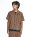 QUIKSILVER キッズ SIGN OPEN SHIRT YOUTH 半袖シャツ 【2026年夏モデル】 BRN / 160