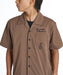 QUIKSILVER キッズ SIGN OPEN SHIRT YOUTH 半袖シャツ 【2026年夏モデル】 BRN / 160