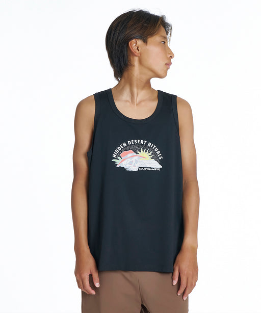 (約50%OFF)LGB スカル柄 スケルトン タンクトップ QUIKSILVER キッズ HIDDEN DESERT TANK YOUTH タンクトップ 速乾