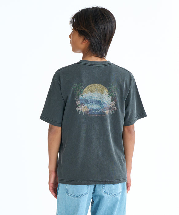 QUIKSILVER キッズ PG ARTY SURF SCENE S Tシャツ 【2026年春夏モデル】 BLK / 160