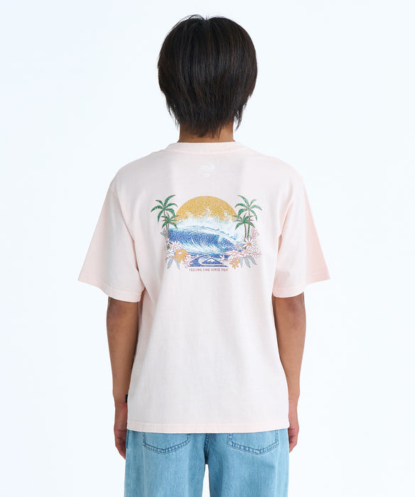 QUIKSILVER キッズ PG ARTY SURF SCENE S Tシャツ 【2026年春夏モデル】 PNK / 160