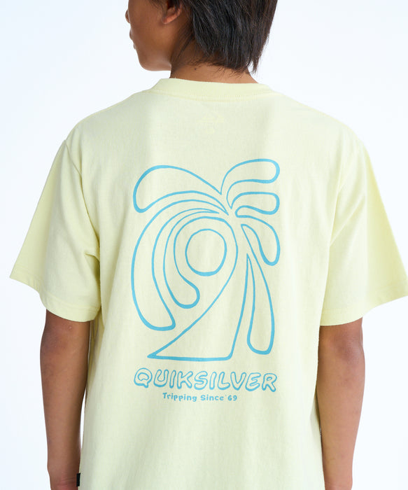 QUIKSILVER キッズ CURVE PALM ST YOUTH Tシャツ 【2026年春夏モデル】 LYW / 160