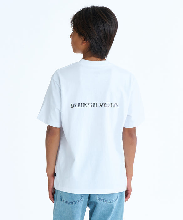 QUIKSILVER キッズ DOUBLE SIDED QSMW ST Tシャツ 【2026年春夏モデル】 WHT / 160