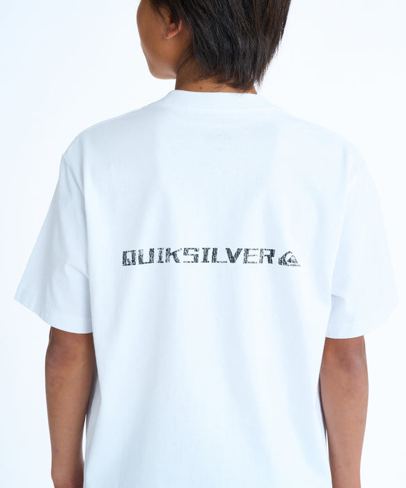 QUIKSILVER キッズ DOUBLE SIDED QSMW ST Tシャツ 【2026年春夏モデル】 WHT / 160