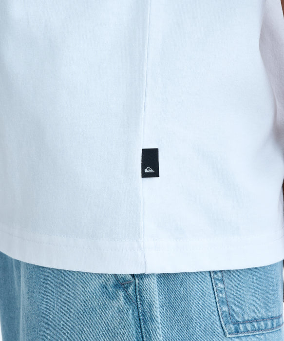 QUIKSILVER キッズ DOUBLE SIDED QSMW ST Tシャツ 【2026年春夏モデル】 WHT / 160