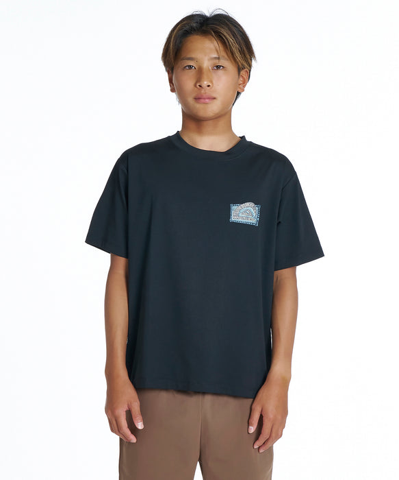 QUIKSILVER キッズ HERITAGE ST YOUTH Tシャツ 【2026年夏モデル】 BLK / 160