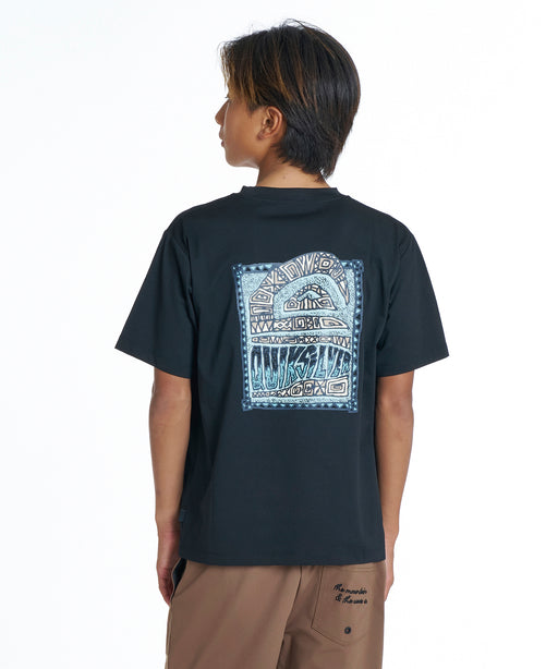 QUIKSILVER キッズ HERITAGE ST YOUTH Tシャツ 【2026年夏モデル】 BLK / 160