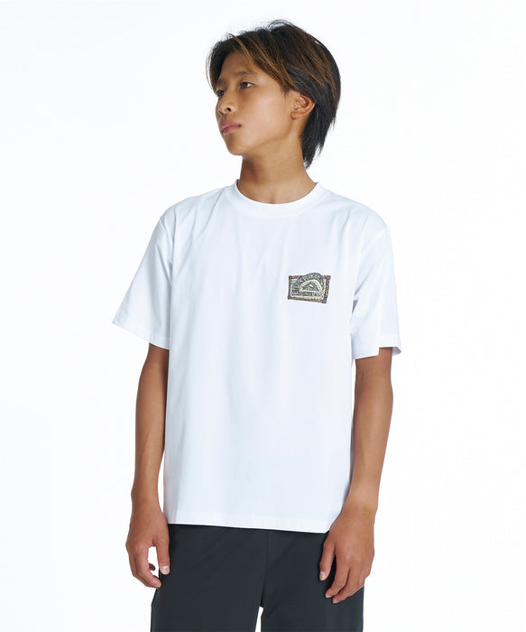 QUIKSILVER キッズ HERITAGE ST YOUTH Tシャツ 【2026年夏モデル】 WHT / 160