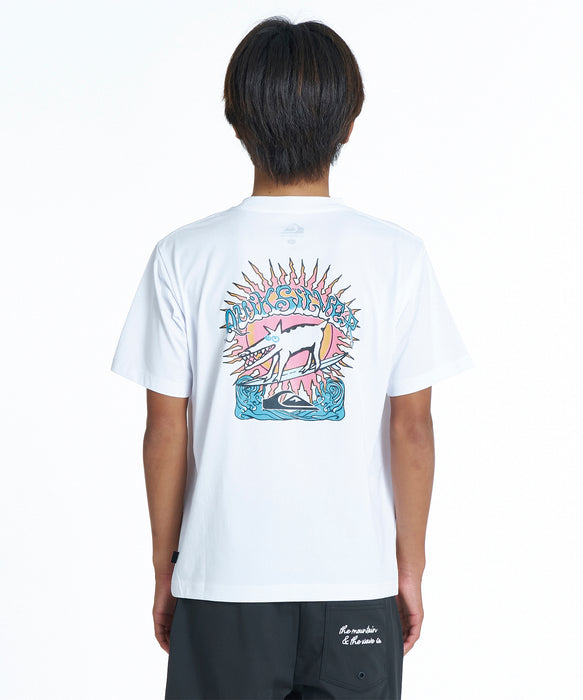 QUIKSILVER キッズ ANIMAL SURFER ST YOUTH Tシャツ 【2026年夏モデル】 WHT / 160