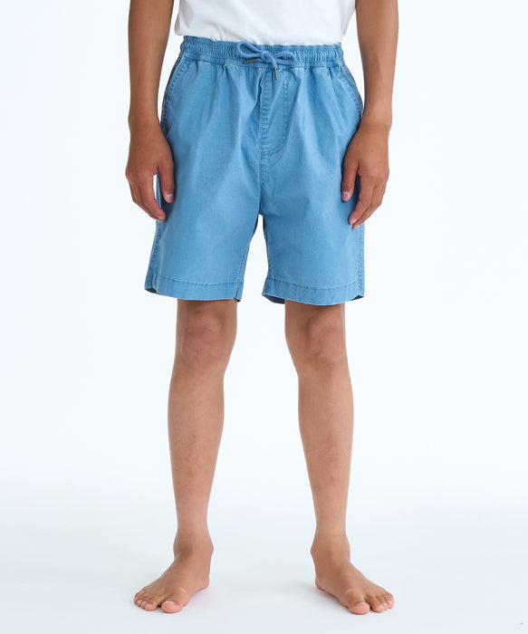 【Kith】ブルーショートパンツ XS 新品タグ付 QUIKSILVER キッズ・ユース TAXER YOUTH ショートパンツ ウォーク