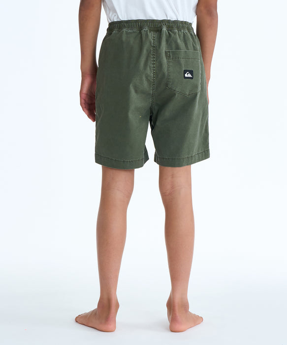 QUIKSILVER キッズ・ユース TAXER YOUTH ショートパンツ ウォーク