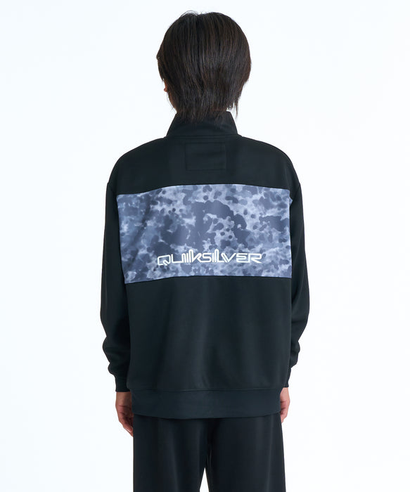 QUIKSILVER キッズ QS WARM UP ZIP 26SP  スウェットジャケット 【2026年春夏モデル】 BLK1 / 160