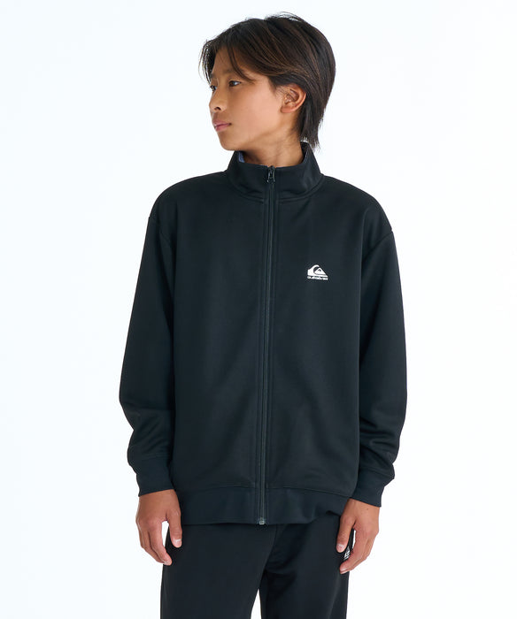 QUIKSILVER キッズ QS WARM UP ZIP 26SP  スウェットジャケット 【2026年春夏モデル】 BLK1 / 160