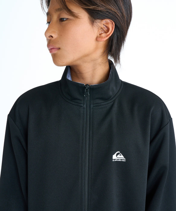QUIKSILVER キッズ QS WARM UP ZIP 26SP  スウェットジャケット 【2026年春夏モデル】 BLK1 / 160