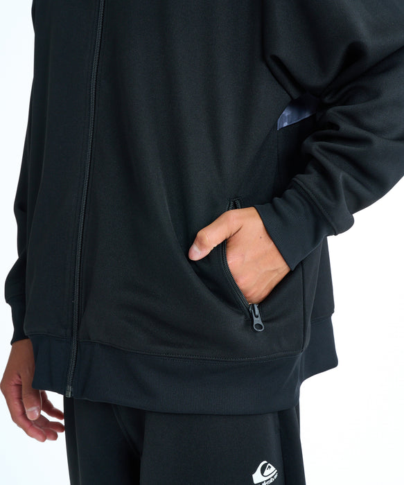 QUIKSILVER キッズ QS WARM UP ZIP 26SP  スウェットジャケット 【2026年春夏モデル】 BLK1 / 160