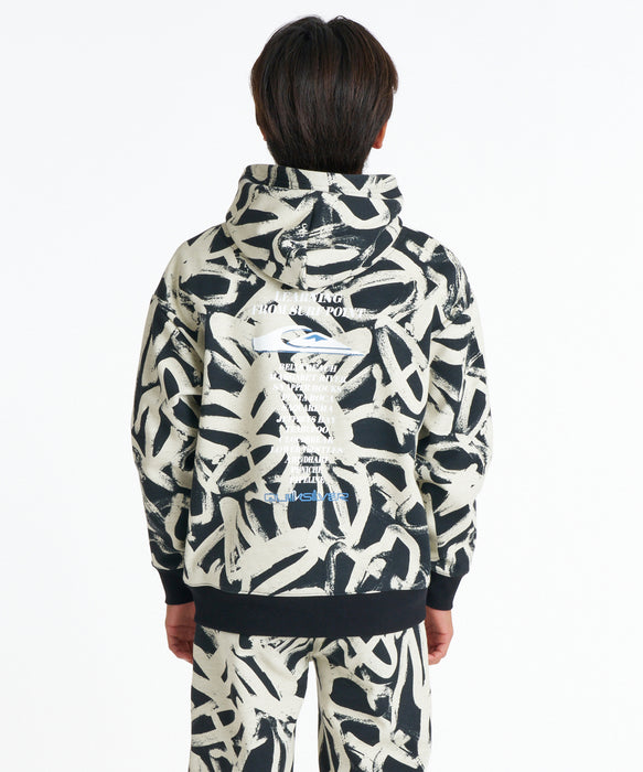 QUIKSILVER キッズ WR BONDING ZIP PK YOUTH パーカー 【2026年秋冬モデル】 BLK2 / 160