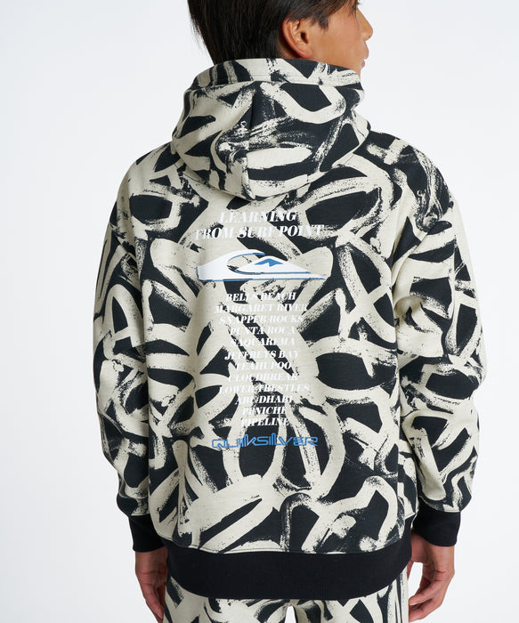 QUIKSILVER キッズ WR BONDING ZIP PK YOUTH パーカー 【2026年秋冬モデル】 BLK2 / 160