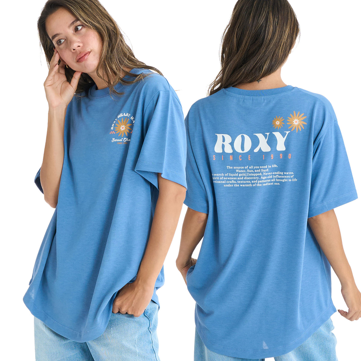 OUTLET】Roxy SUN AND SURF S/S TEE ウィメンズ 半袖Tシャツ 吸水速乾