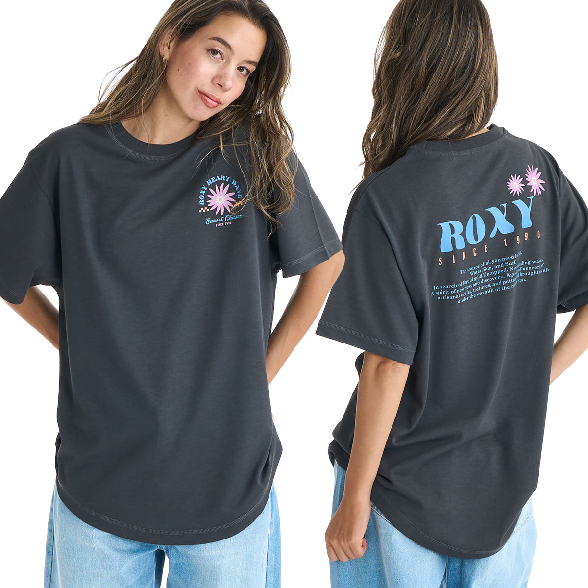 Roxy SUN AND SURF S/S TEE ウィメンズ 半袖Tシャツ 吸水速乾 &lt