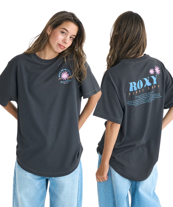 【OUTLET】Roxy SUN AND SURF S/S TEE ウィメンズ 半袖Tシャツ 吸水速乾 <2025FW Early Fall Tee>