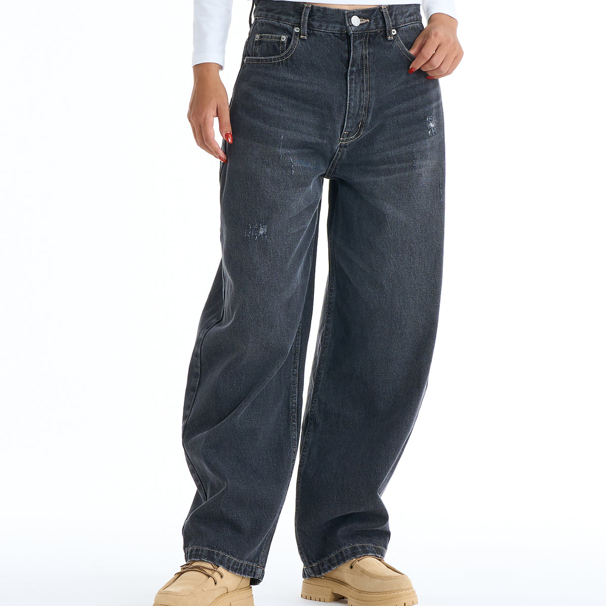 Roxy MOOD ウィメンズ デニム ロングパンツ <2025FW HEART WAVE>