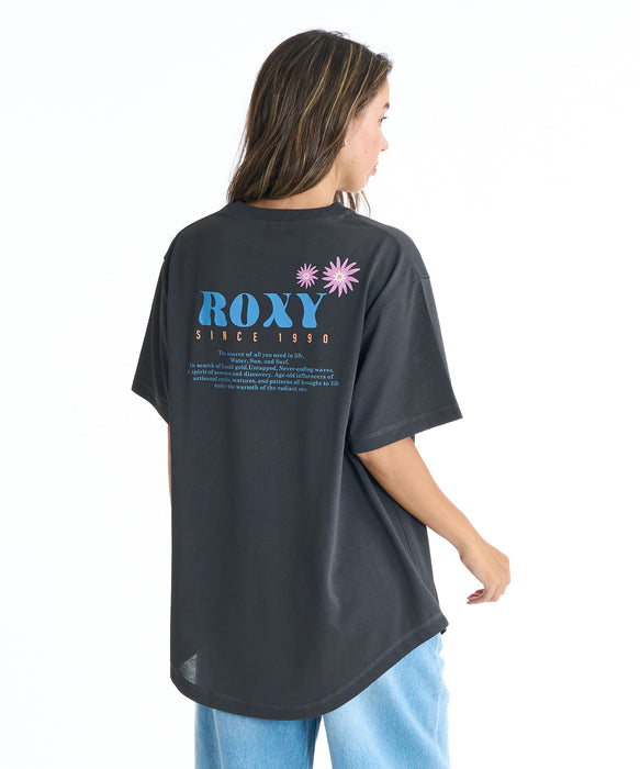 【OUTLET】Roxy SUN AND SURF S/S TEE ウィメンズ 半袖Tシャツ 吸水速乾 <2025FW Early Fall Tee>