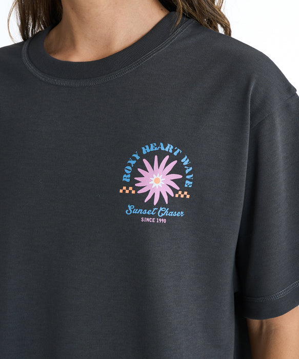 【OUTLET】Roxy SUN AND SURF S/S TEE ウィメンズ 半袖Tシャツ 吸水速乾 <2025FW Early Fall Tee>