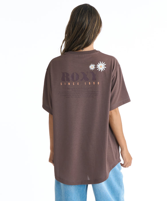 【OUTLET】Roxy SUN AND SURF S/S TEE ウィメンズ 半袖Tシャツ 吸水速乾 <2025FW Early Fall Tee>
