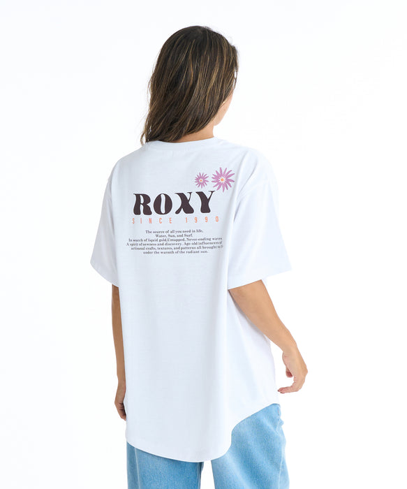 【OUTLET】Roxy SUN AND SURF S/S TEE ウィメンズ 半袖Tシャツ 吸水速乾 <2025FW Early Fall Tee>