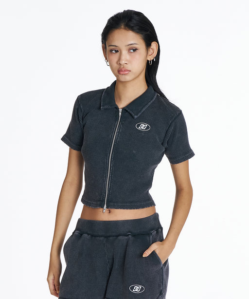 DC Shoes ウィメンズ 26 WS TELECO ZIP COLLAR CD SS カーディガン