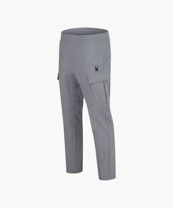 SPYDER メンズ KNIT ZIP-UP TRAINING PANTS ロングパンツ 【2026年秋冬モデル】 GRY / XL