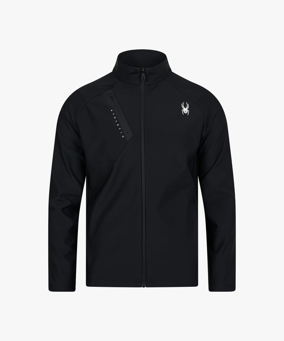 SPYDER メンズ KNIT ZIP-UP TRAINING TOP スウェットジャケット 【2026年秋冬モデル】 BLK / XL