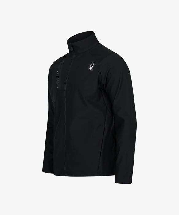 SPYDER メンズ KNIT ZIP-UP TRAINING TOP スウェットジャケット 【2026年秋冬モデル】 BLK / XL