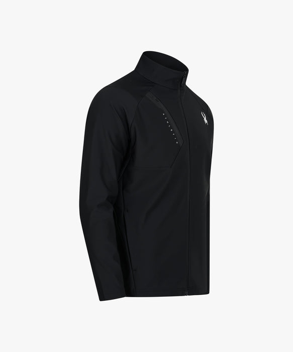 SPYDER メンズ KNIT ZIP-UP TRAINING TOP スウェットジャケット 【2026年秋冬モデル】 BLK / XL