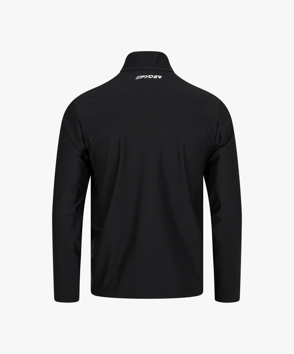 SPYDER メンズ KNIT ZIP-UP TRAINING TOP スウェットジャケット 【2026年秋冬モデル】 BLK / XL