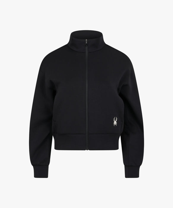 SPYDER ウィメンズ KNIT ZIP-UP TRAINING TOP スウェットジャケット 【2026年秋冬モデル】 BLK / M