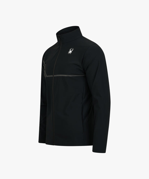 SPYDER メンズ KNIT ZIP-UP TRAINING TOP スウェットジャケット 【2026年秋冬モデル】 BLK / XL