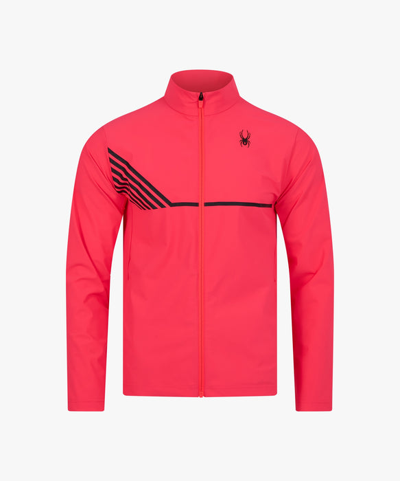SPYDER メンズ KNIT ZIP-UP TRAINING TOP スウェットジャケット 【2026年秋冬モデル】 RED / XL