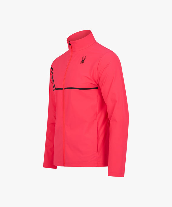 SPYDER メンズ KNIT ZIP-UP TRAINING TOP スウェットジャケット 【2026年秋冬モデル】 RED / XL