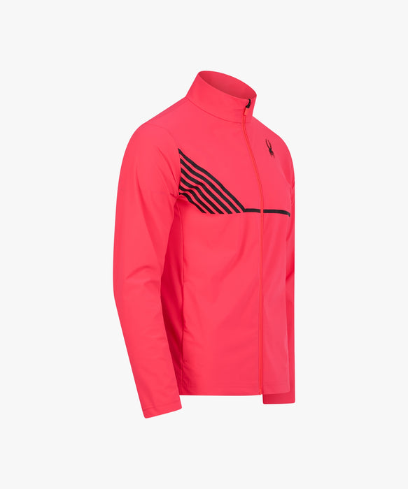 SPYDER メンズ KNIT ZIP-UP TRAINING TOP スウェットジャケット 【2026年秋冬モデル】 RED / XL