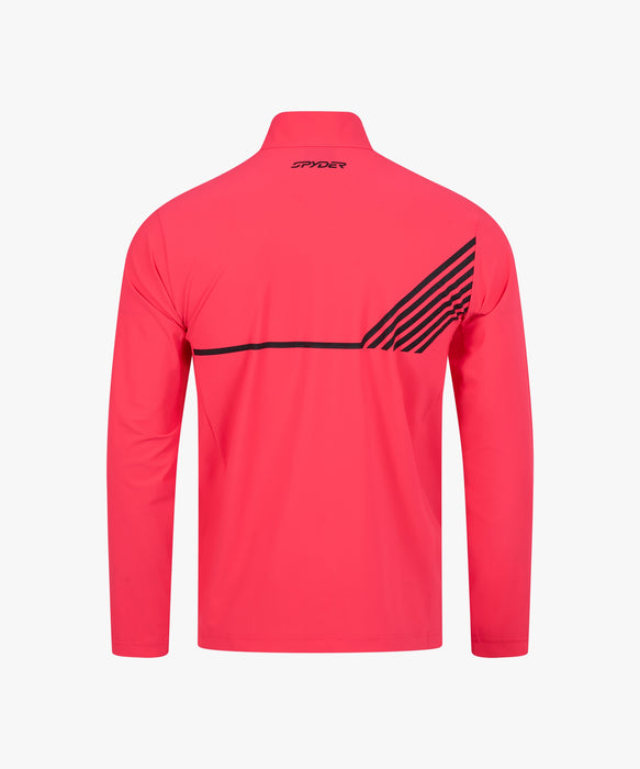 SPYDER メンズ KNIT ZIP-UP TRAINING TOP スウェットジャケット 【2026年秋冬モデル】 RED / XL